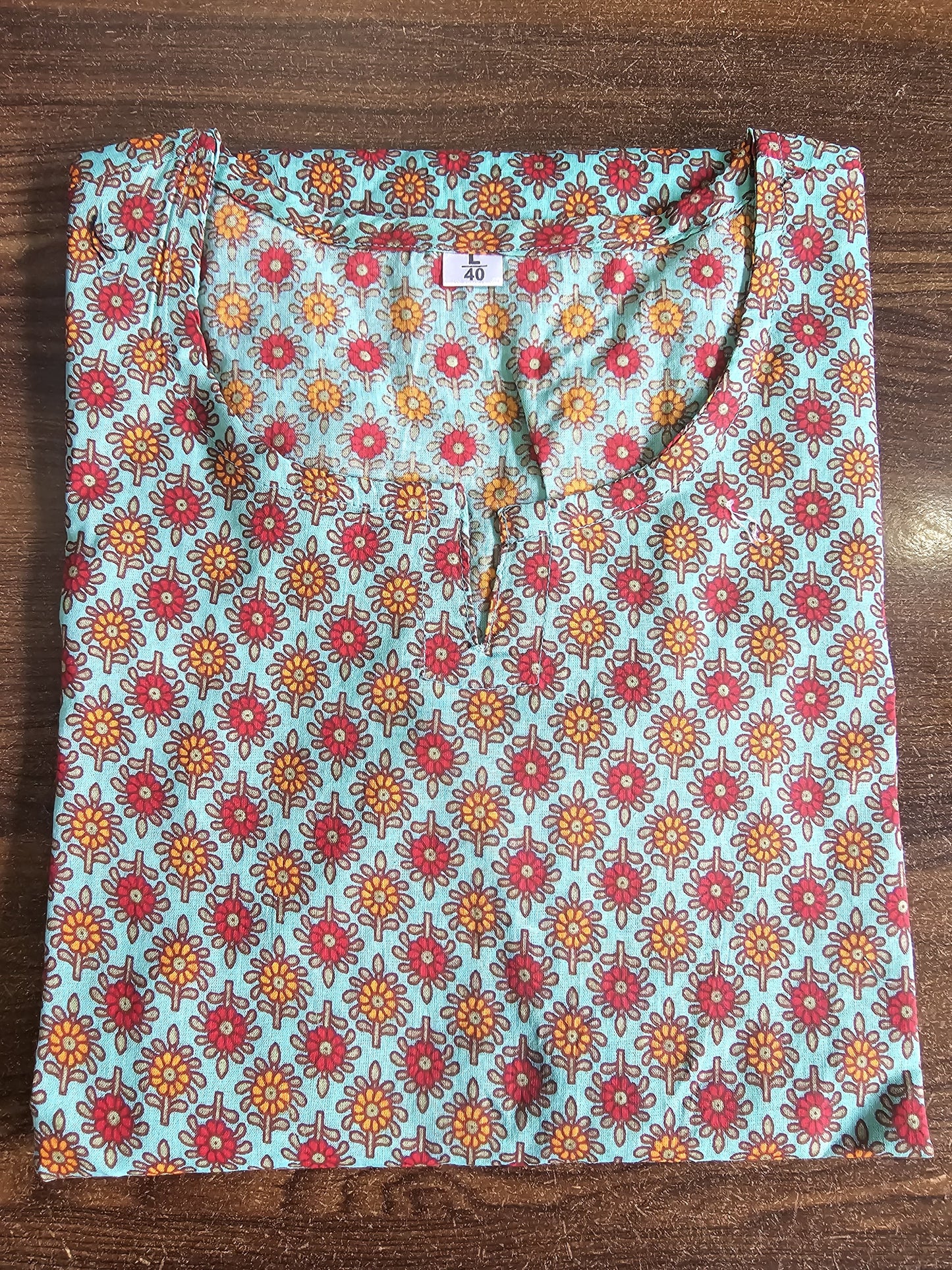 Bannisaa Geometric Print Casual Tunic Short Kurti