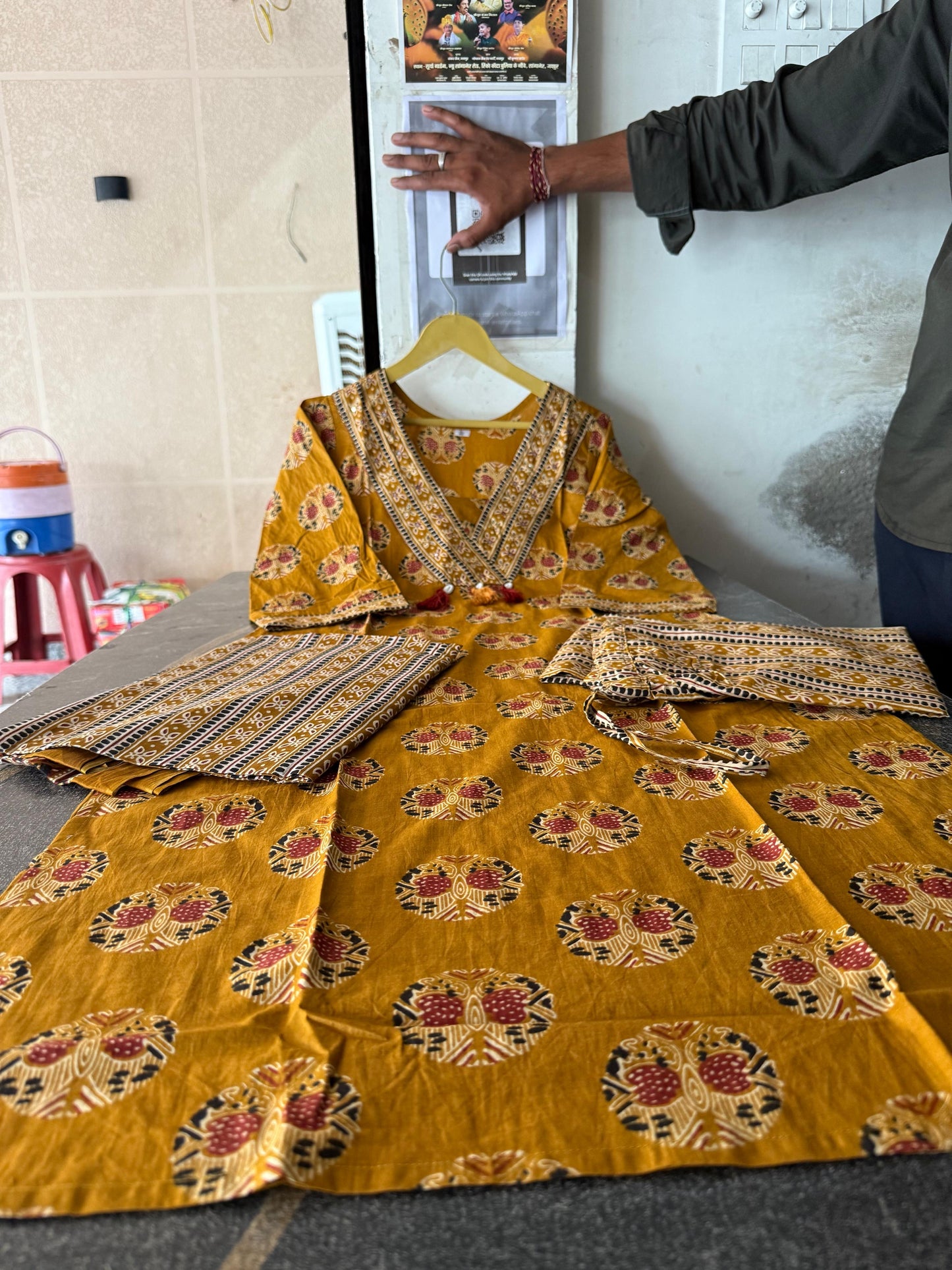 Bannisaa Mustard Bloom 3pc Set