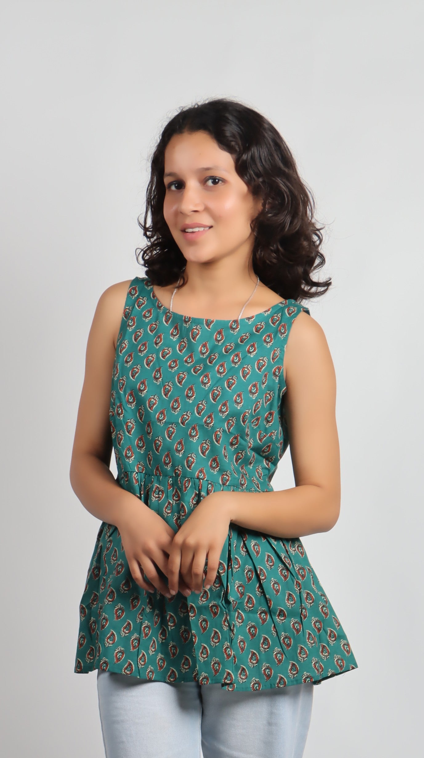 Bannisaa Heritage Print Cotton Kurti