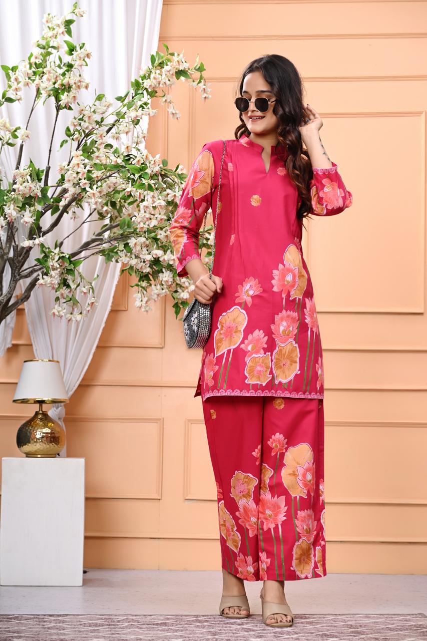 Bannisaa Bloom Collection - Contemporary Floral Printed Suit Sets with Garden-Inspired Motifs
