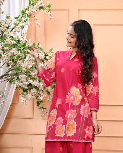 Bannisaa Bloom Collection - Contemporary Floral Printed Suit Sets with Garden-Inspired Motifs