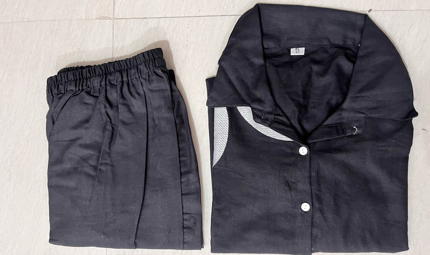 Bannisaa Contemporary Leaf Print Co-ord Collection - Modern Botanical in Four Classic Colors