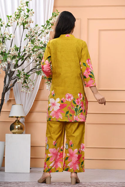 Bannisaa Bloom Collection - Contemporary Floral Printed Suit Sets with Garden-Inspired Motifs