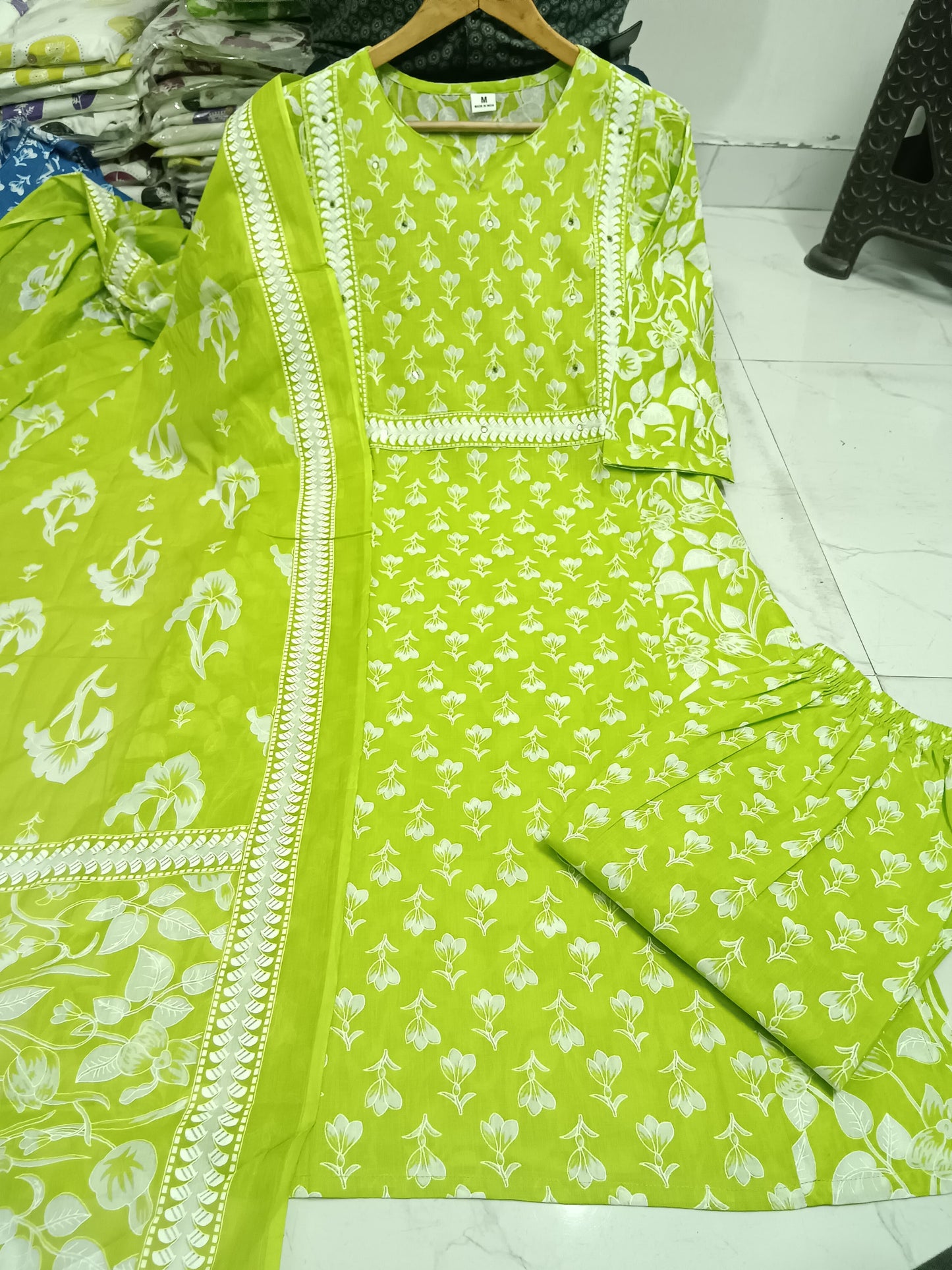 Bannisaa Vibrant Block Print Kurta Set Collection - Traditional Mogul Motif with Contemporary Styling