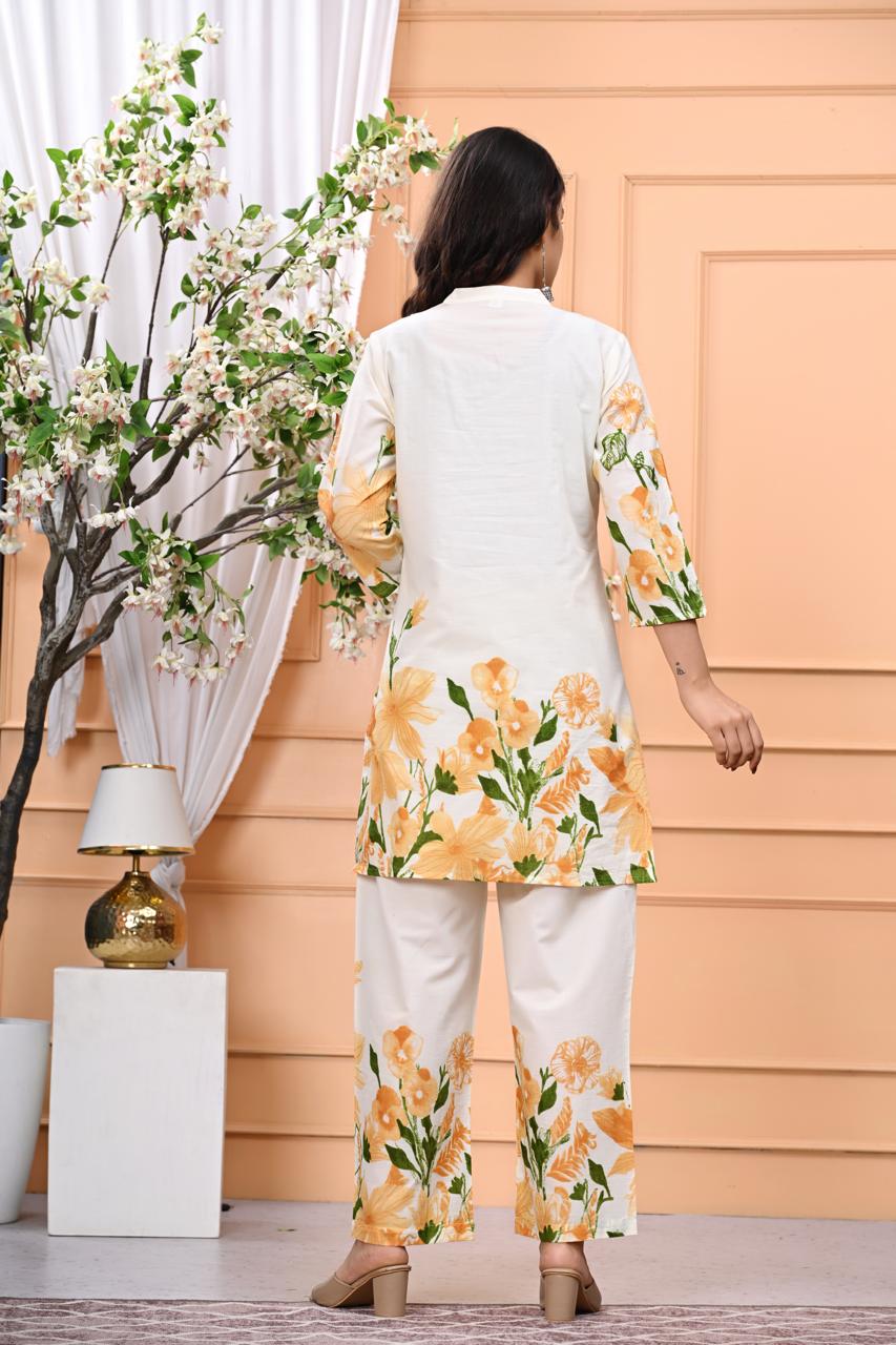 Bannisaa Bloom Collection - Contemporary Floral Printed Suit Sets with Garden-Inspired Motifs