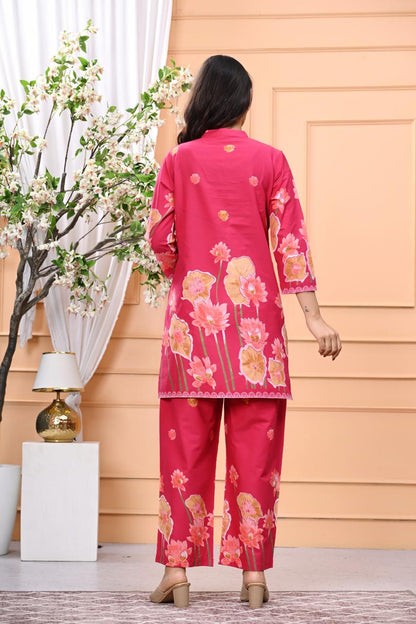 Bannisaa Bloom Collection - Contemporary Floral Printed Suit Sets with Garden-Inspired Motifs