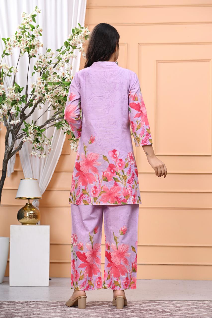 Bannisaa Bloom Collection - Contemporary Floral Printed Suit Sets with Garden-Inspired Motifs
