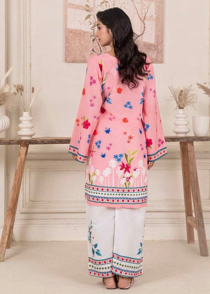 Bannisaa Pink Floral Printed Co-ord Kurta Set
