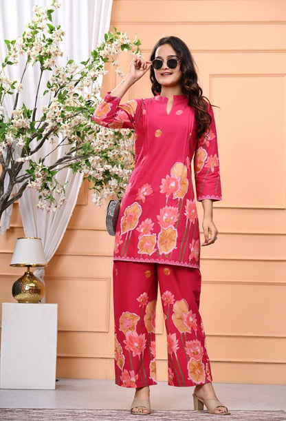 Bannisaa Bloom Collection - Contemporary Floral Printed Suit Sets with Garden-Inspired Motifs
