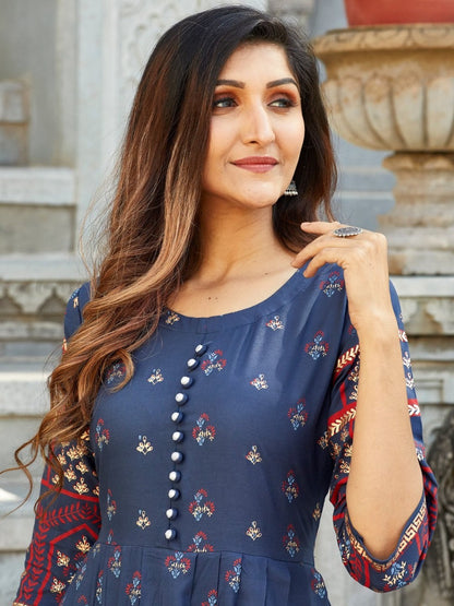 Bannisaa Heavy Rayon Designer Anarkali Ankle length Gown/Kurta