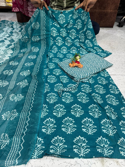 Bannisaa Ultimate Glam Navy Blue  & Teal Co-ord Set