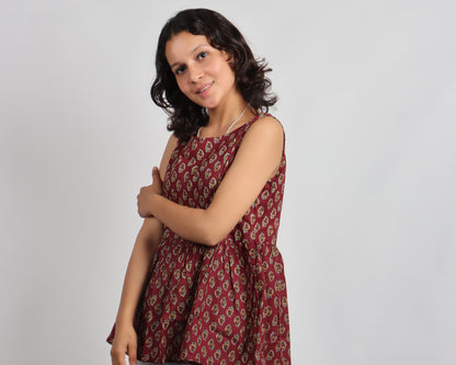 Bannisaa Heritage Print Cotton Kurti