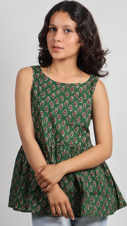 Bannisaa Heritage Print Cotton Kurti