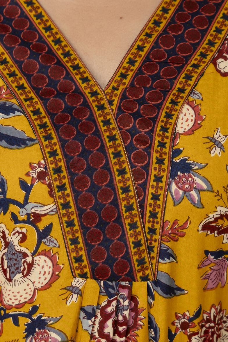 Bannisaa Mustard Yellow Ethnic 3 piece Kurta Set with Dupatta